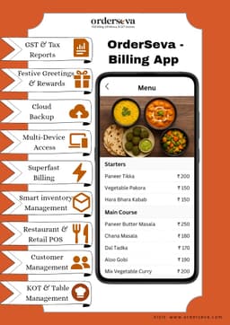 OrderSeva Mobile App Interface